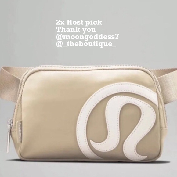 Lululemon Everywhere Trench White Opal Belt bag . One size New! - Picture 1 of 15